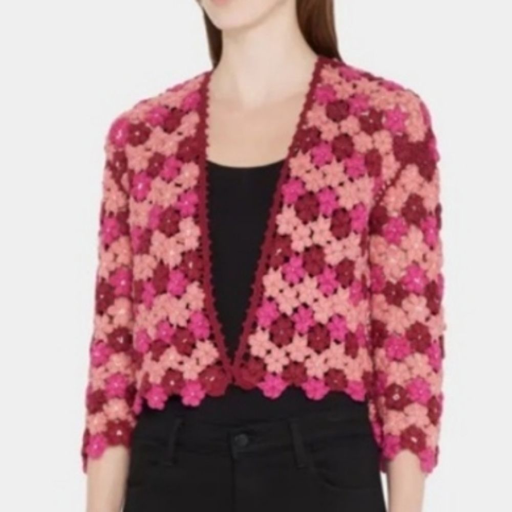 ALICE + OLIVIA Flower Cardigan - Picture 8 of 14